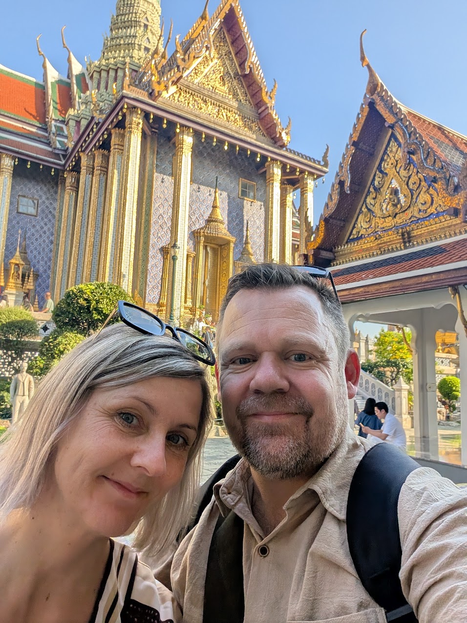 Heidi og Frederik på besøg ved Grand Palace