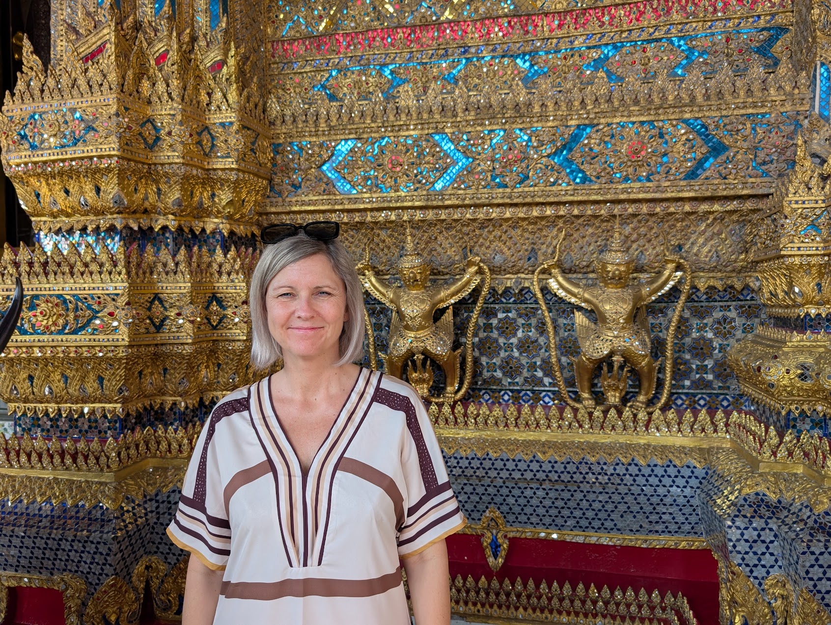 Mosaikdetaljer ved Grand Palace